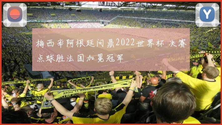 梅西率阿根廷问鼎2022世界杯 决赛点球胜法国加冕冠军